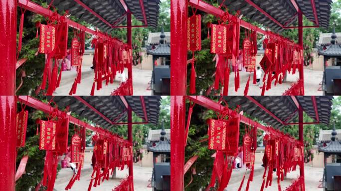 祈福红绸带