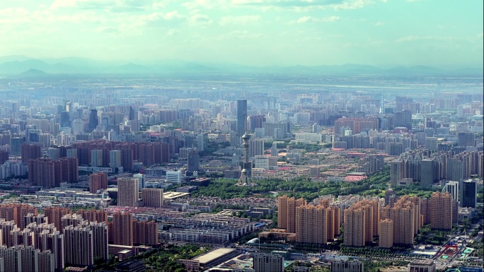 城市高楼林立景观