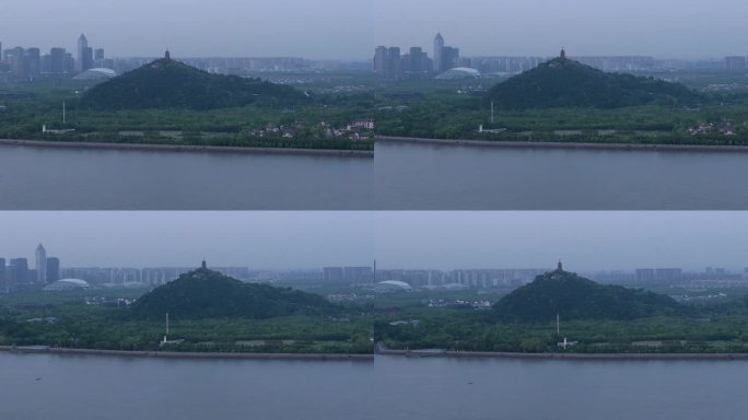 城市远景与山水风光