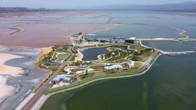中国死海-沙滩婚礼布场-婚庆空景海边婚礼