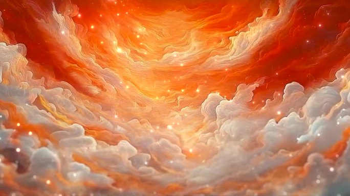 【6K】国风祥云敦煌舞蹈宽屏背景