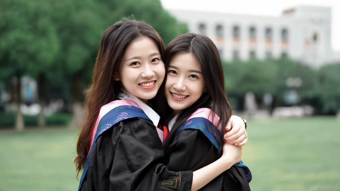 毕业季毕业再见青春结业证书学士服毕业典礼