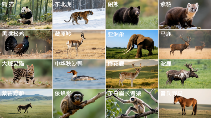 一级保护动物