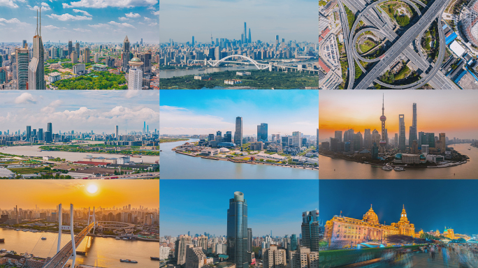 上海城市航拍&大范围延时（2025最新）
