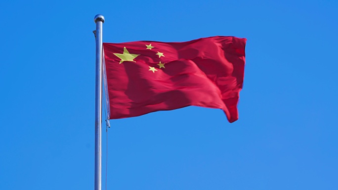 国旗 红旗飘扬