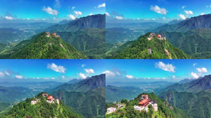 九华山山顶的壮丽景色
