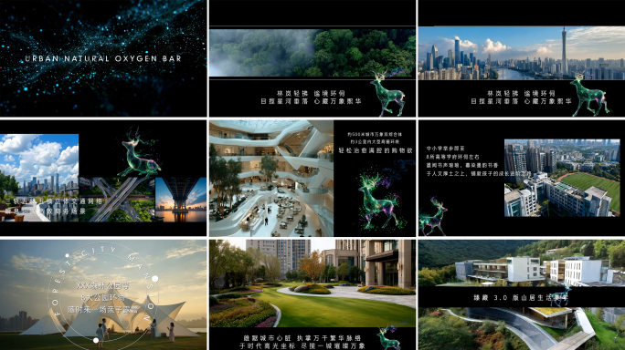 宜居生态社区与人文教育Pr模版