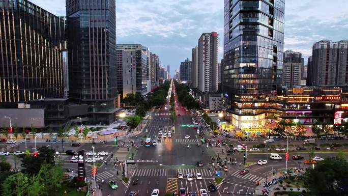 时光穿梭城市快闪城市转场快闪镜头时间流逝