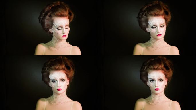 迷人的复古的天后