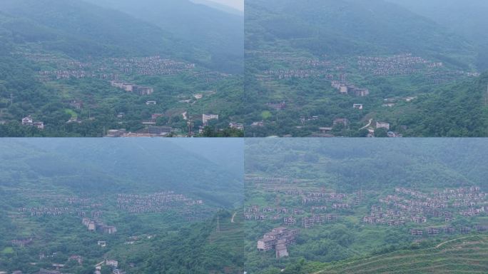 重庆北碚缙云山上的烂尾别墅4K