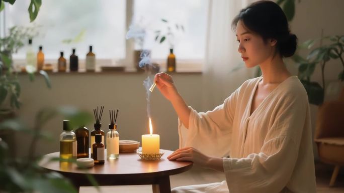香薰SPA身心放松护理香薰疗愈