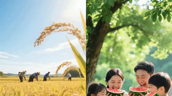 小暑节气手机竖屏生活自然集