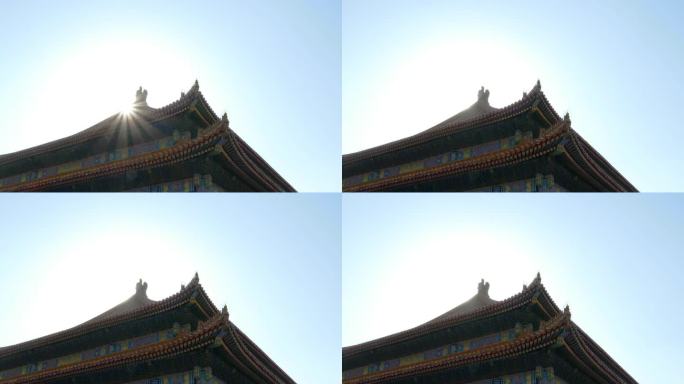 太和殿屋顶的阳光