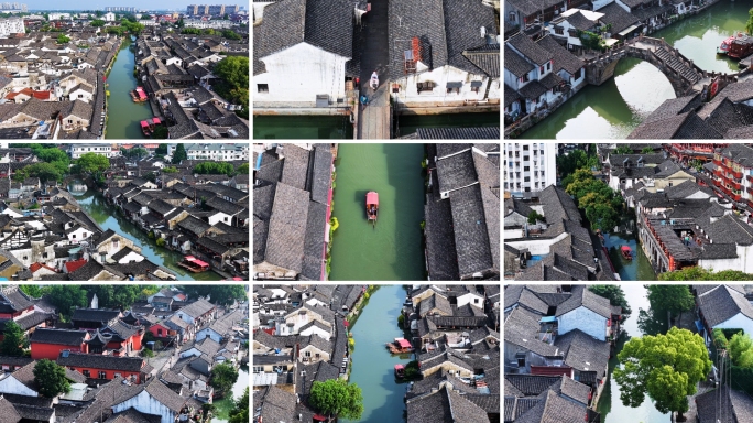 上海枫泾古镇航拍