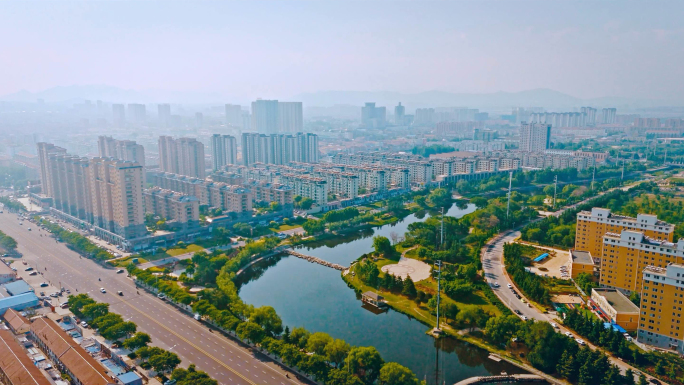 烟台莱州市城市风光地标航拍宣传片