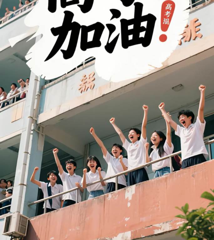 高考加油青春励志 竖屏
