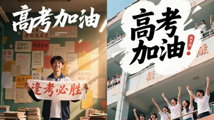 高考加油青春励志 竖屏