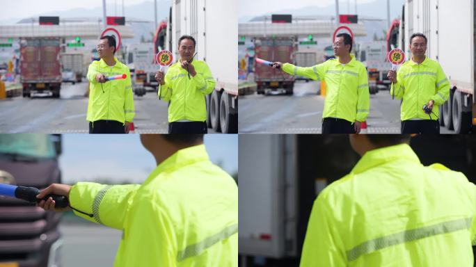 高速路口交通疏导