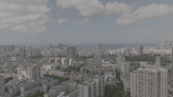 城市建筑群鸟瞰
