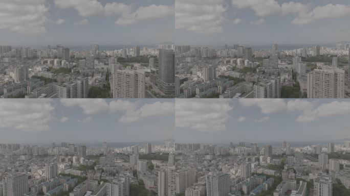 城市建筑群鸟瞰