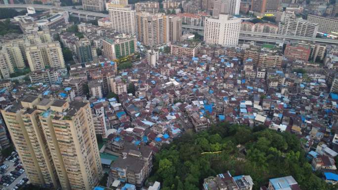 密集建筑群城市风貌