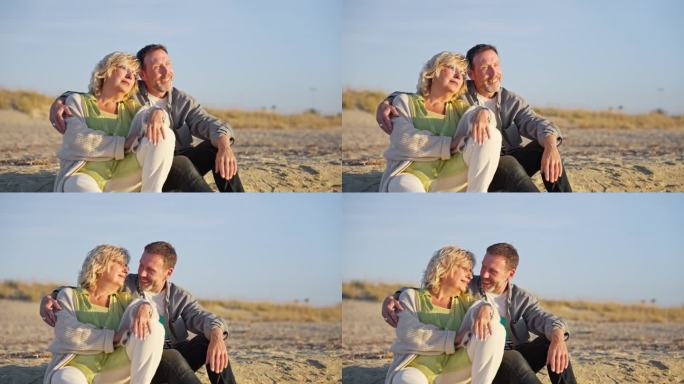 相爱的老年夫妇