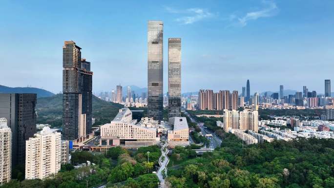 航拍深业上城