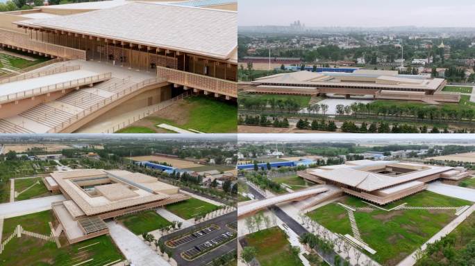 汉魏洛阳故城遗址博物馆4K航拍