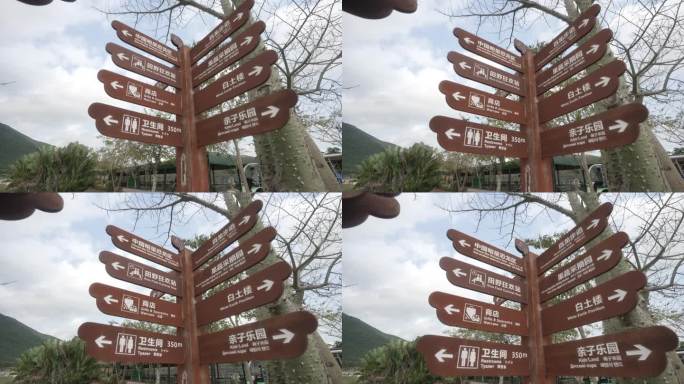 景区指示牌导览