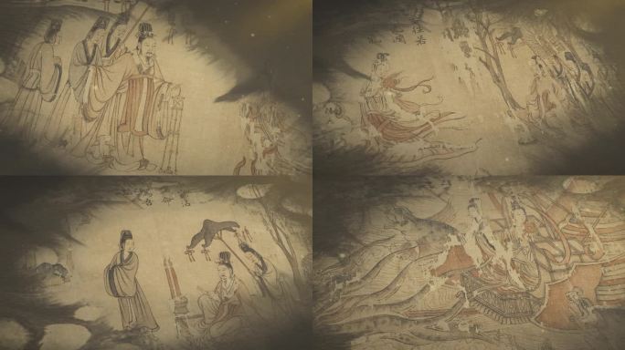 洛神赋水墨动画AE模板