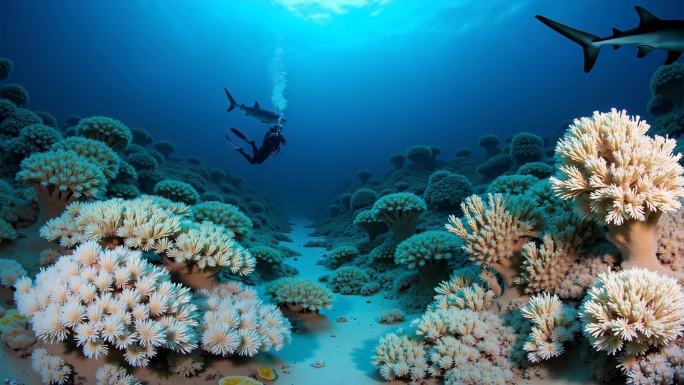 海底世界海底生物深海奇观
