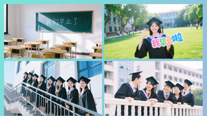 毕业季青春校园回忆大学毕业
