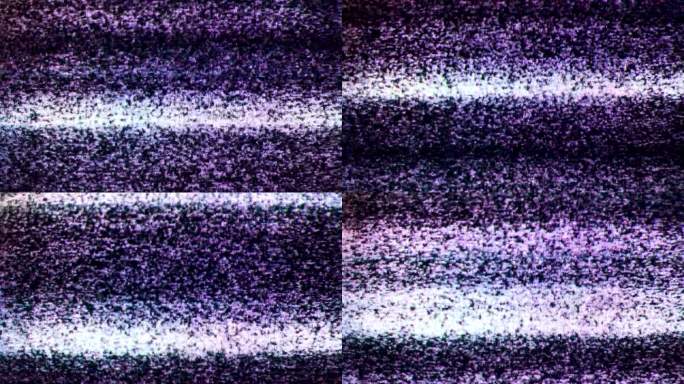 电视静态噪声白噪声效果旧电视电视屏幕条纹纹理波线条纹理粗糙图案模拟视频背景无信号干扰VCR复古故障失