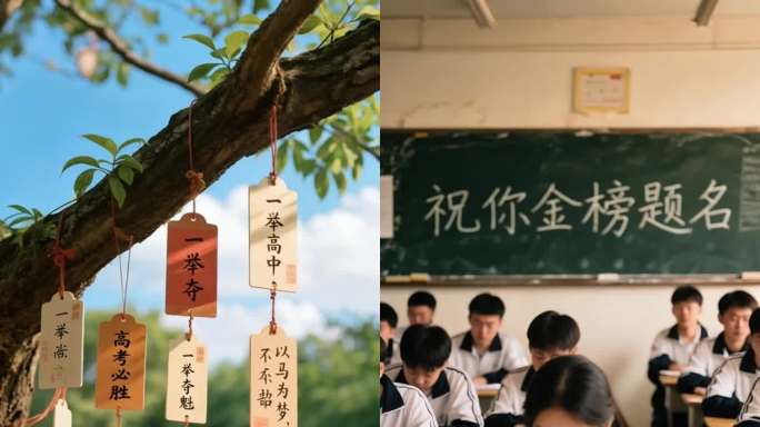 高考加油祝福金榜题名录取通知激励