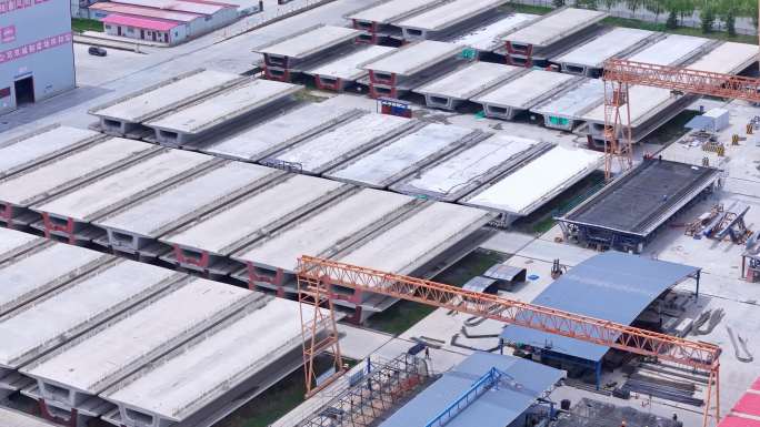 【4K】兰合铁路高架桥桥梁建设施工