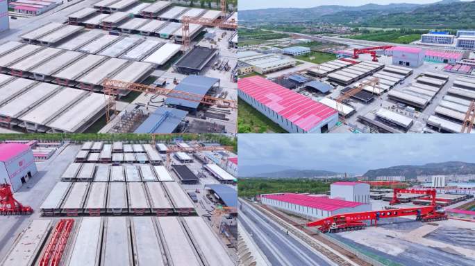 【4K】兰合铁路高架桥桥梁建设施工
