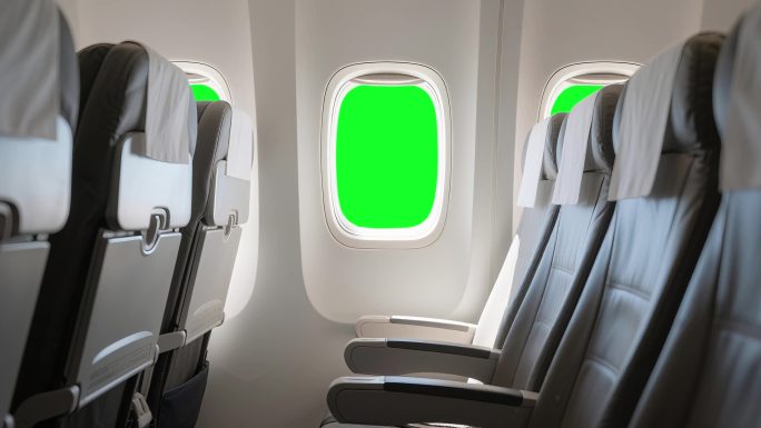 高铁火车飞机窗户车窗透明素材