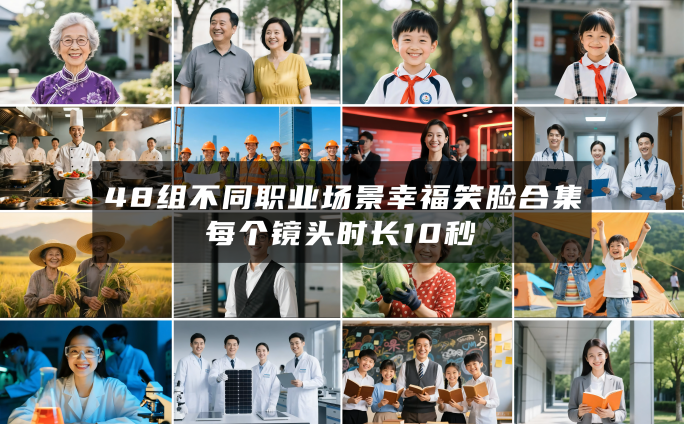 各行各业笑脸微笑合集幸福笑脸各职业笑脸