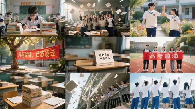 高考倒计时 高考加油 为高考学生祝福