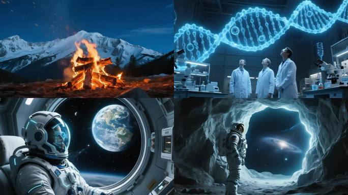 人类文明科技进步创新发展探索宇宙引领时代