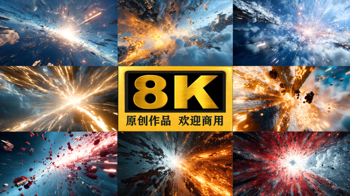 【8K】星云爆炸背景 宽屏