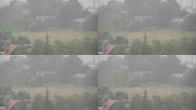 智利南部下大雨