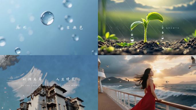 2025时尚震撼生态水片头