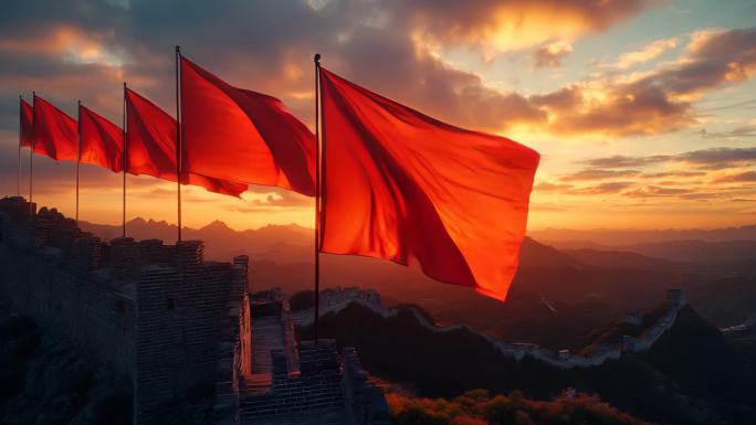 4K高铁桂花鲲鹏宫殿鲤鱼跃龙门金榜题名