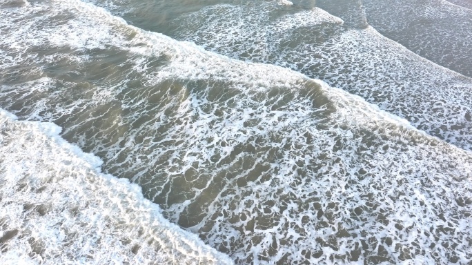 夕阳下的海滩