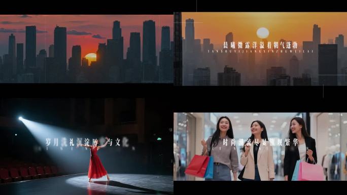 城市宣传片创意混剪企业开场片头