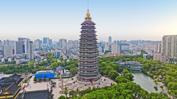 常州城市地标航拍