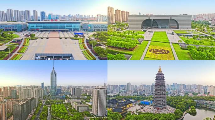 常州城市地标航拍