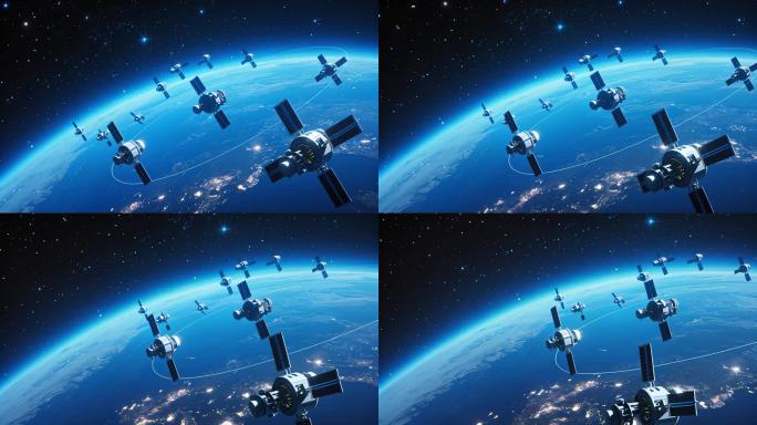 轨道卫星群