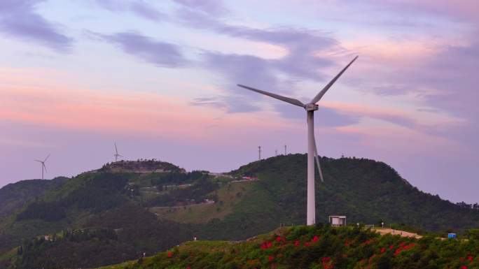 高清4K航拍延时摄影湖北九宫山铜鼓包风光